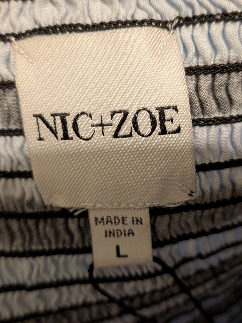 NIC+ZOE Multi-color Striped Sleeveless Maxi Dress Large Smocked Back NWT - Picture 11 of 14